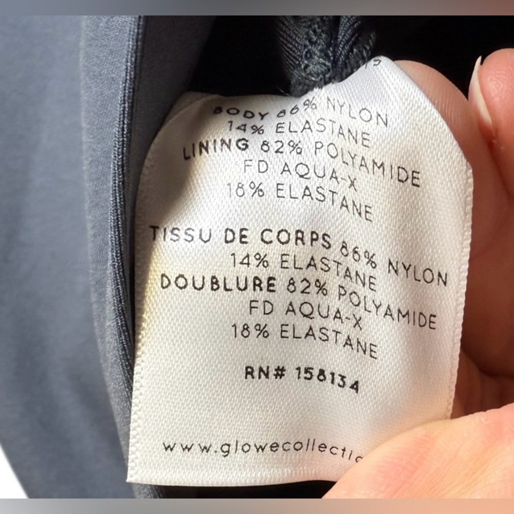 NWOT Glowe Grey Maternity Leggings - Picture 6 of 6